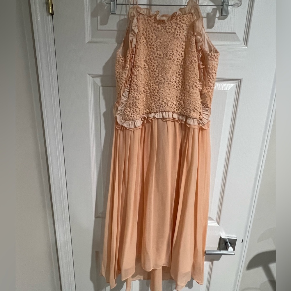 MaxMara Shine size 8 peach dress